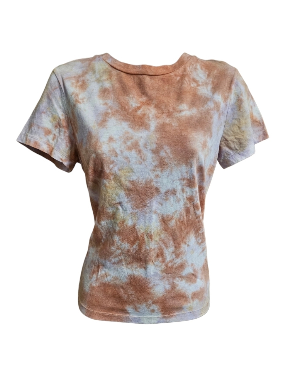 Wild Fable SM Peach/Pink/White Tie Dyed T-shirt